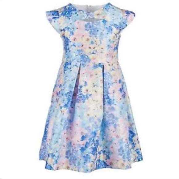 Floral Cap Sleeve Dress - Picture 7 of 8